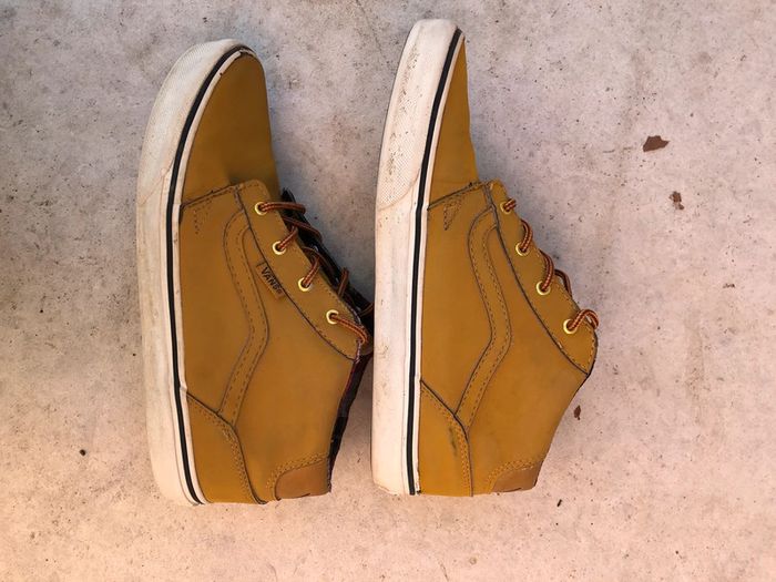 Baskets montantes Vans moutarde 37 - photo numéro 2
