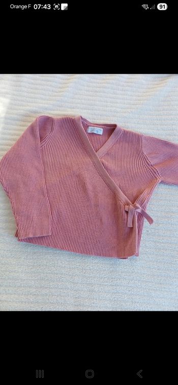 Cache cœur fille taille 5 ans