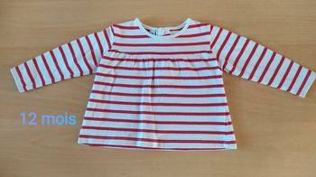 Tee shirt manches longues 12 mois