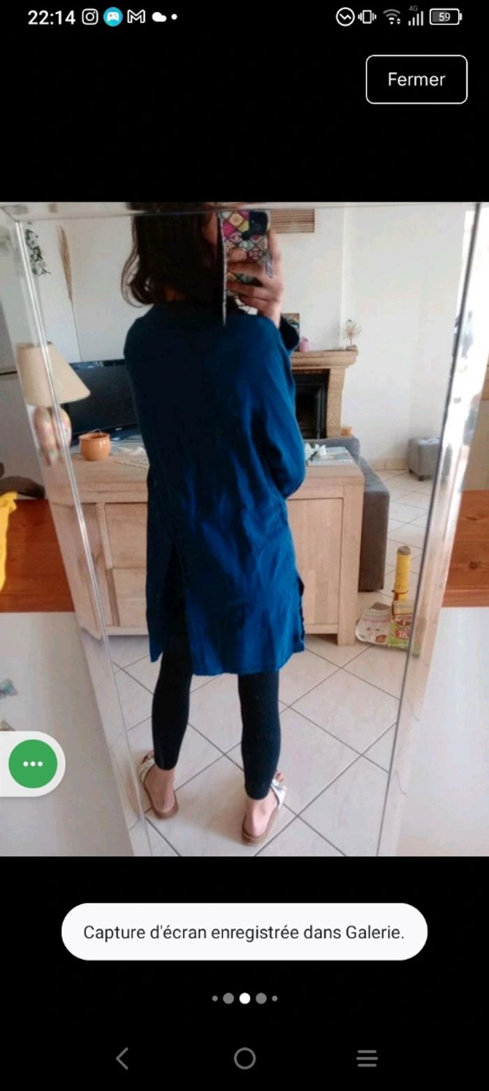 Liquette femme XL bleu marine c77 - photo numéro 4