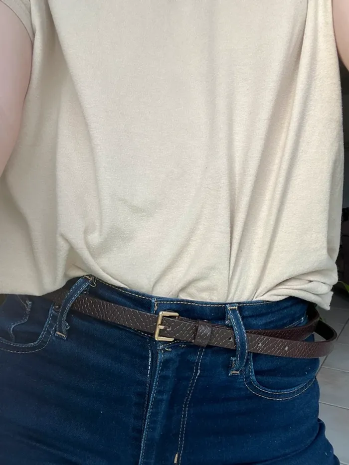Ceinture marron - photo numéro 2