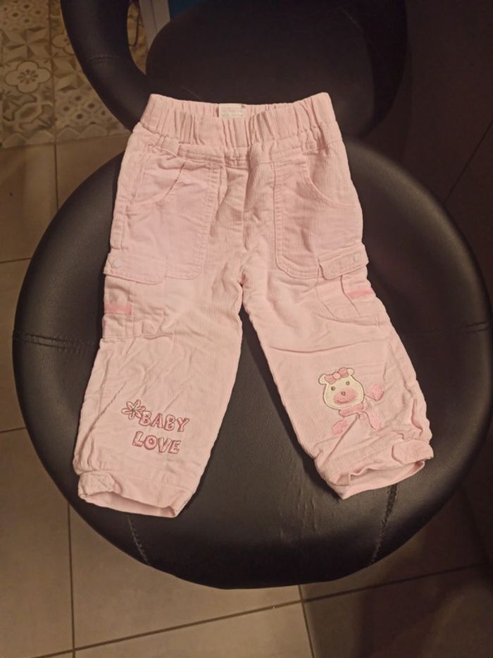 Pantalon velour