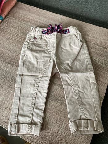 Pantalon fleuri 12 mois