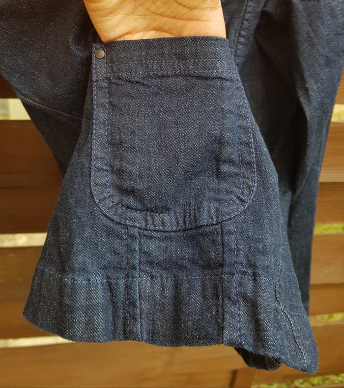 Veste femme jean en coton - photo numéro 5