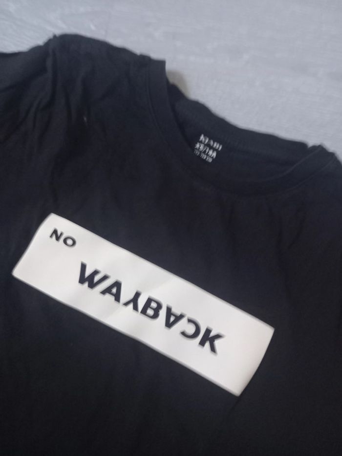 T-shirt enfant noir kiabi 14ans - photo numéro 2