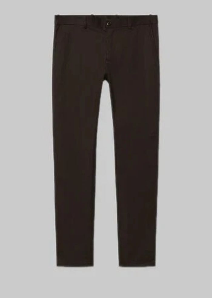 Skinny Chino Pants Mango Color Red wine