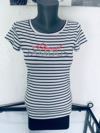 Tee shirt marinière Mim taille 16 ans