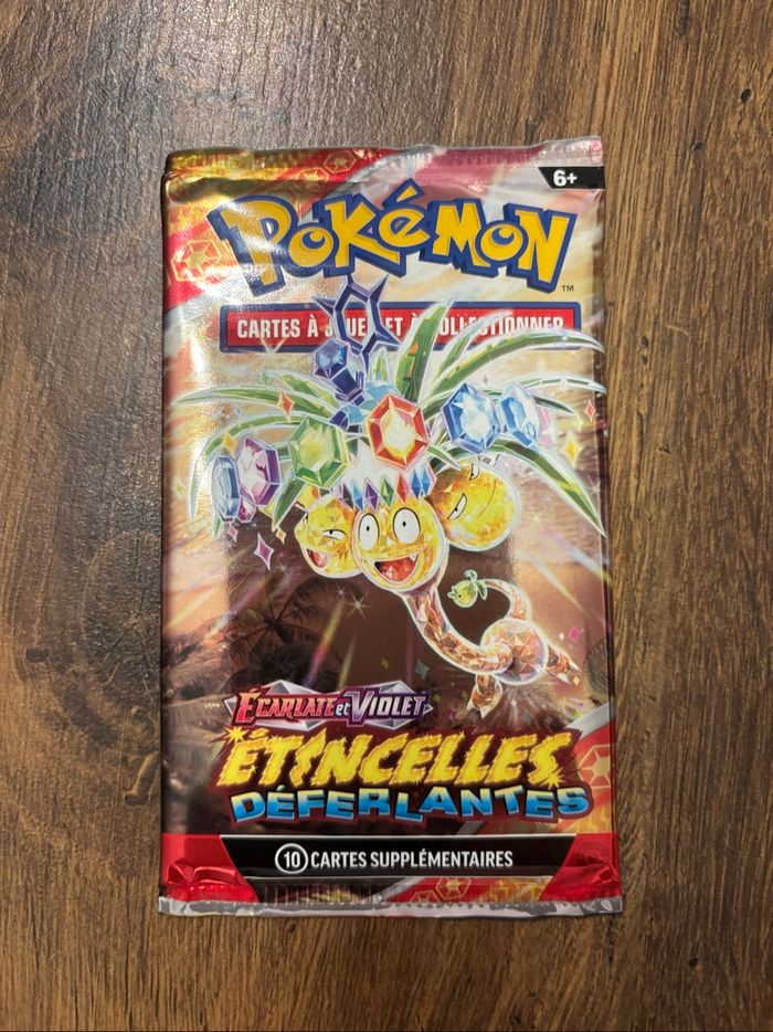 Booster Pokémon Étincelles déferlantes   reconditionné