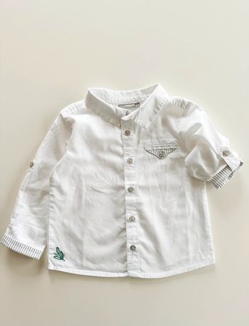 Chemise manches longues blanche Sergent Major Taille 24 mois