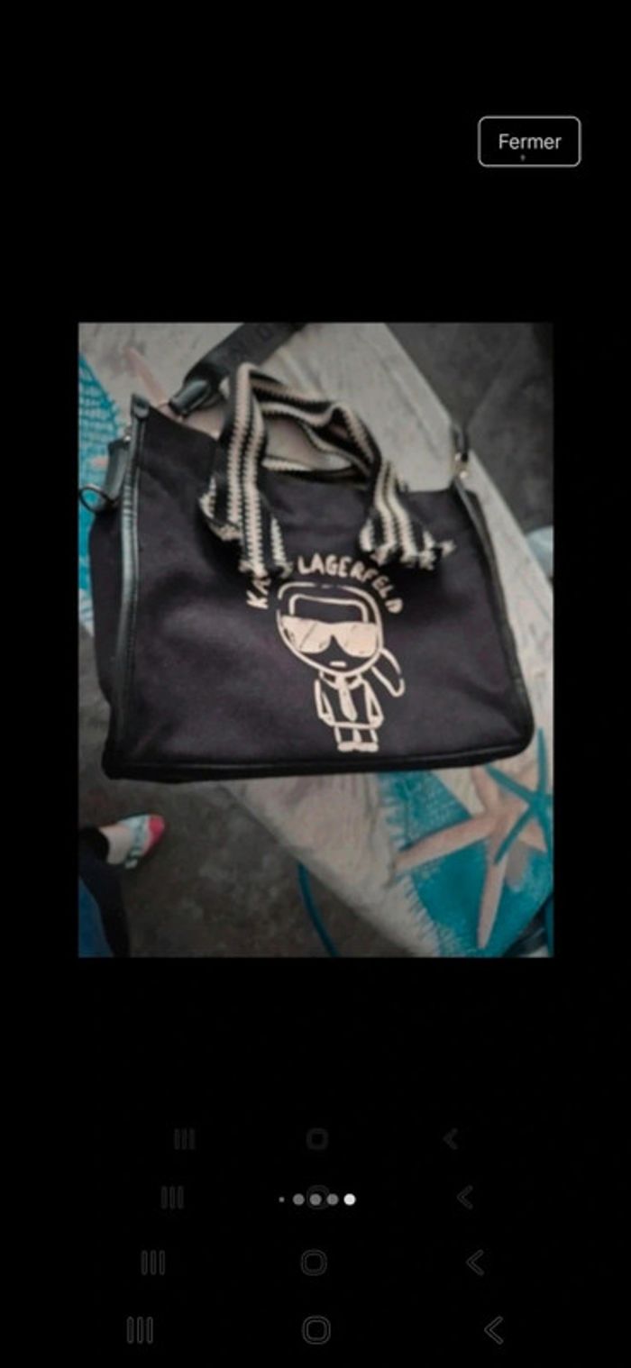 Tote bag karl lagerfeld - photo numéro 2