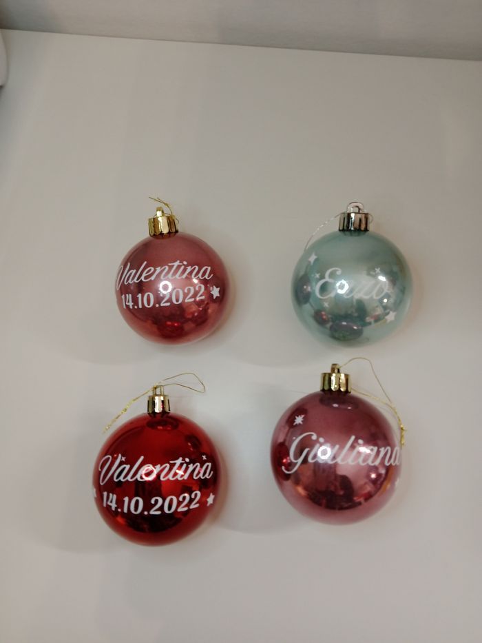 Boule de Noël personnalisée