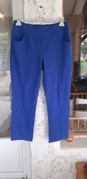 Legging epais bleu