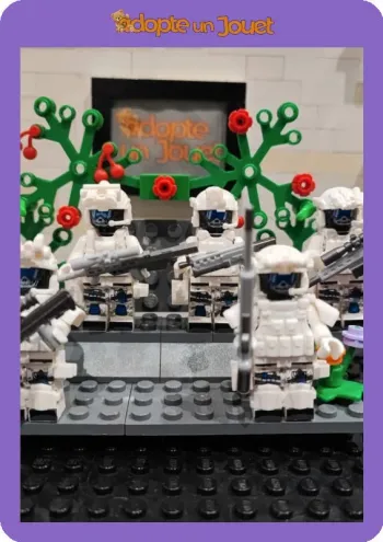 🚁 Lot de 6 figurines militaires 🔫 LM24 🪖Forces Spéciales - type Lego