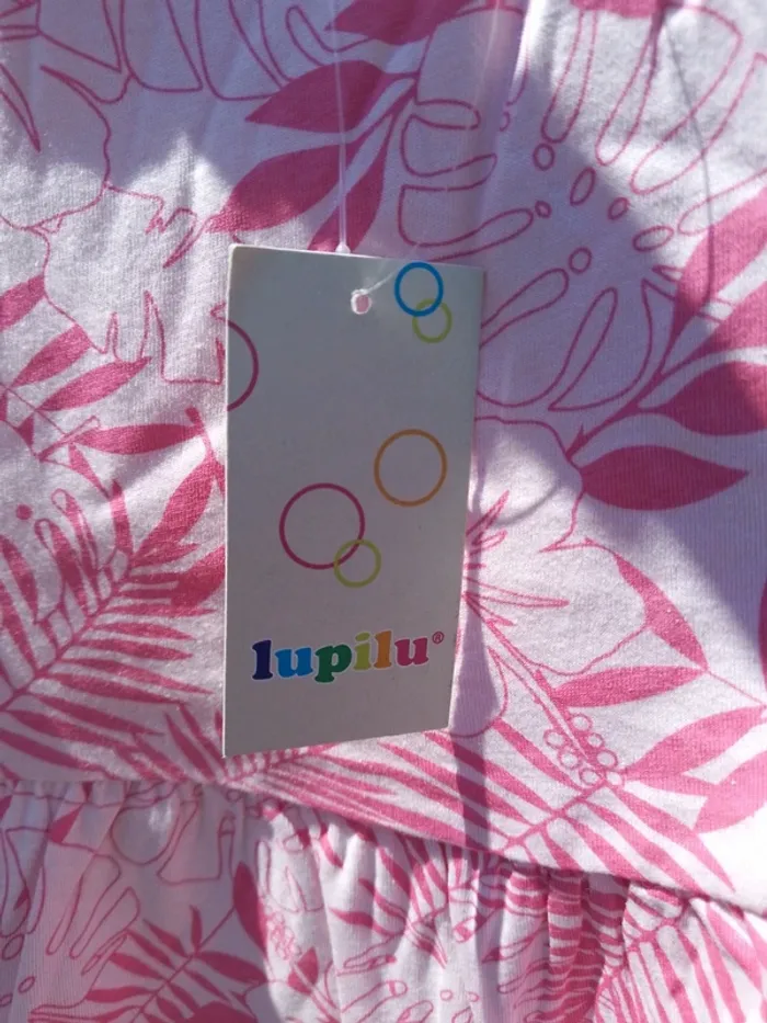 lot de 2 robes Lupilu taille 4-6 ans neuves  100% coton - photo numéro 5