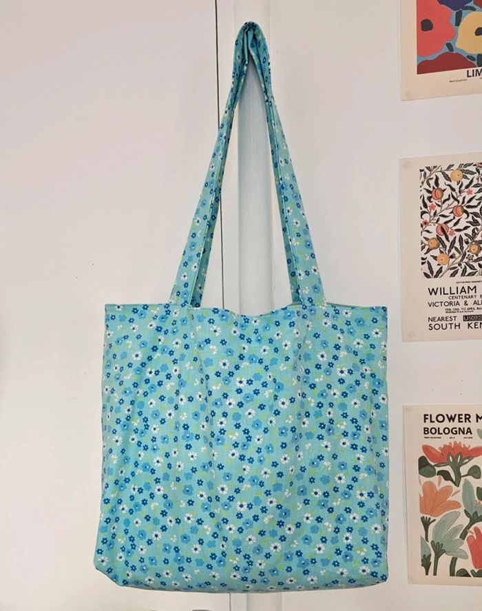 Tote bag fleuri liberty