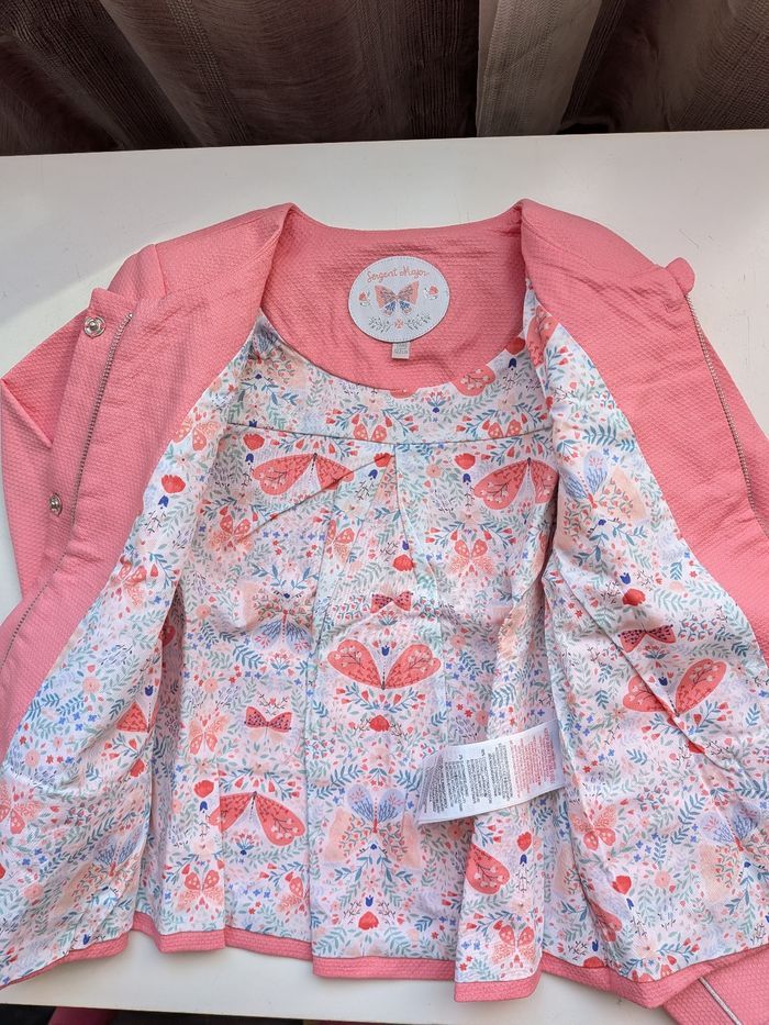 Veste rose sergent major 7 ans neuve - photo numéro 4