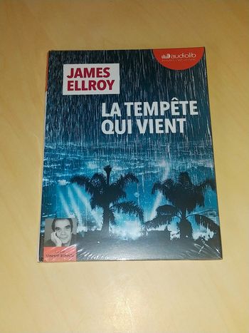 Audiolib La tempête qui vient James Ellroy sur blister