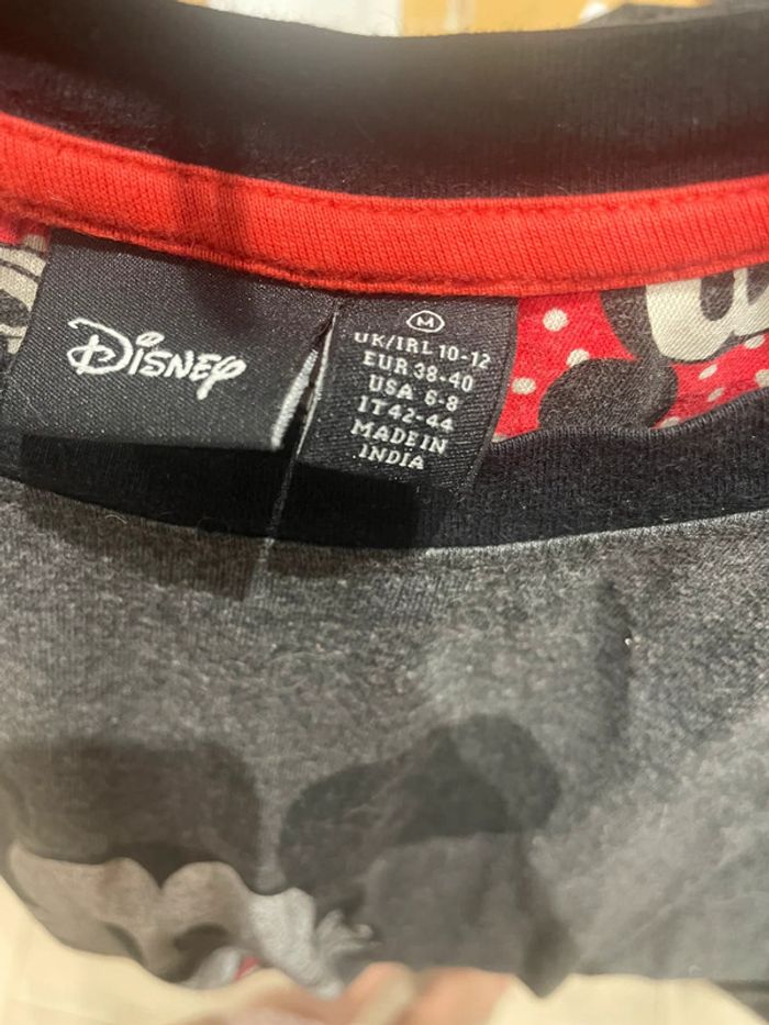Tee shirt de pyjama Mickey gris - photo numéro 3
