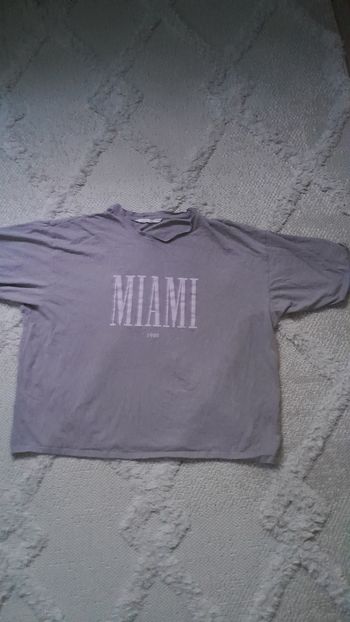 Top gris Miami taille M
