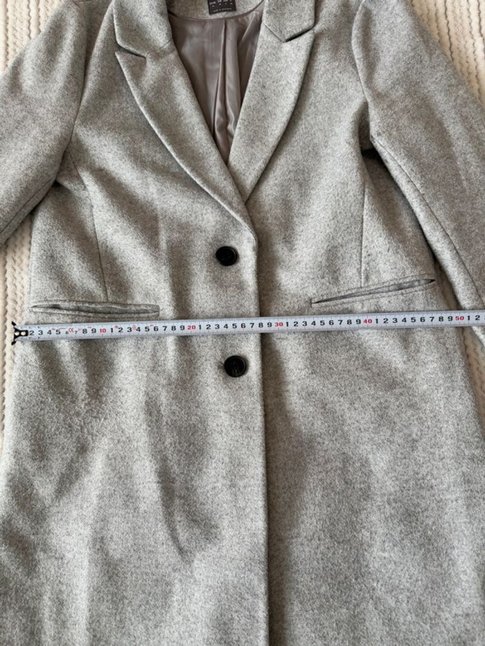 Manteau long gris / Taille 40 - photo numéro 15