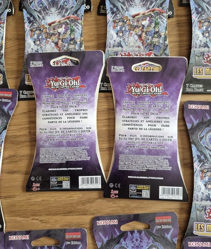 20 x Yu-Gi-Oh! Booster de 7 cartes sous blister : Les Maîtres Tactiques Neuf Fr - photo numéro 2