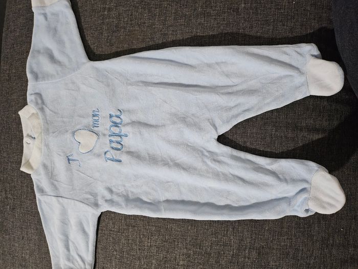 Pyjama hiver 3 mois barbouillage