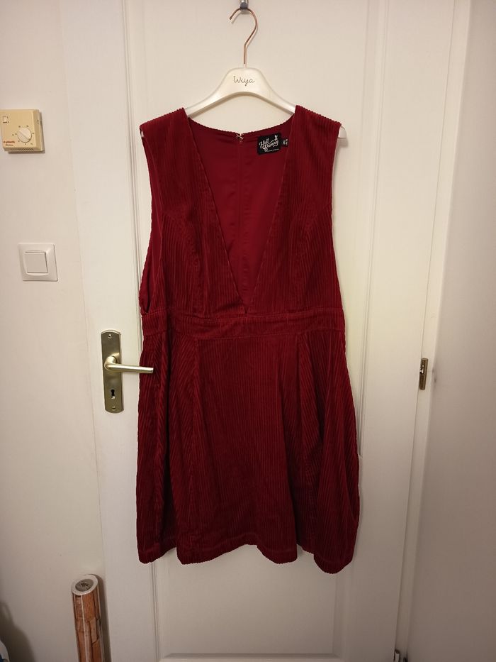 Robe velours côtelé