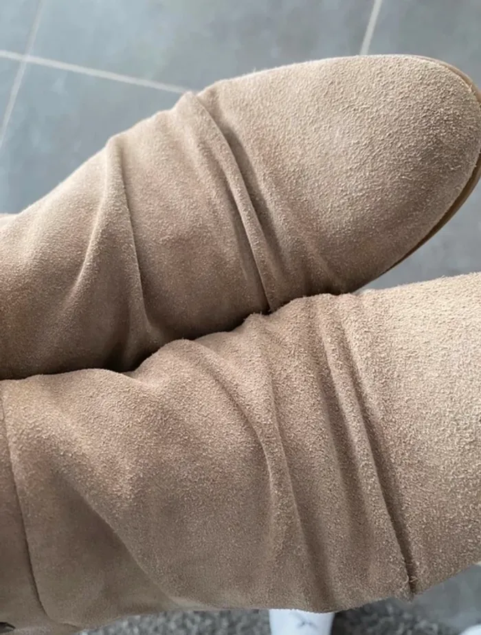 Bottines beige étoiles - photo numéro 5