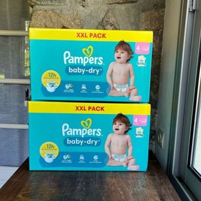 Couche taille 4 Pampers Baby Dry taille 4 : 240 Couches - photo numéro 3