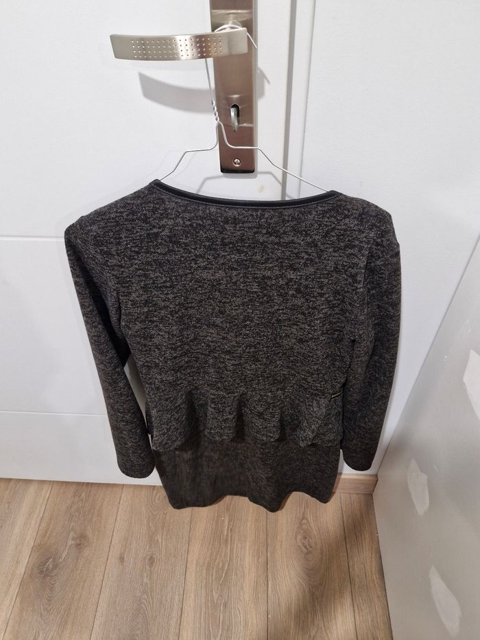 Robe gris et noire avec veste - photo numéro 2