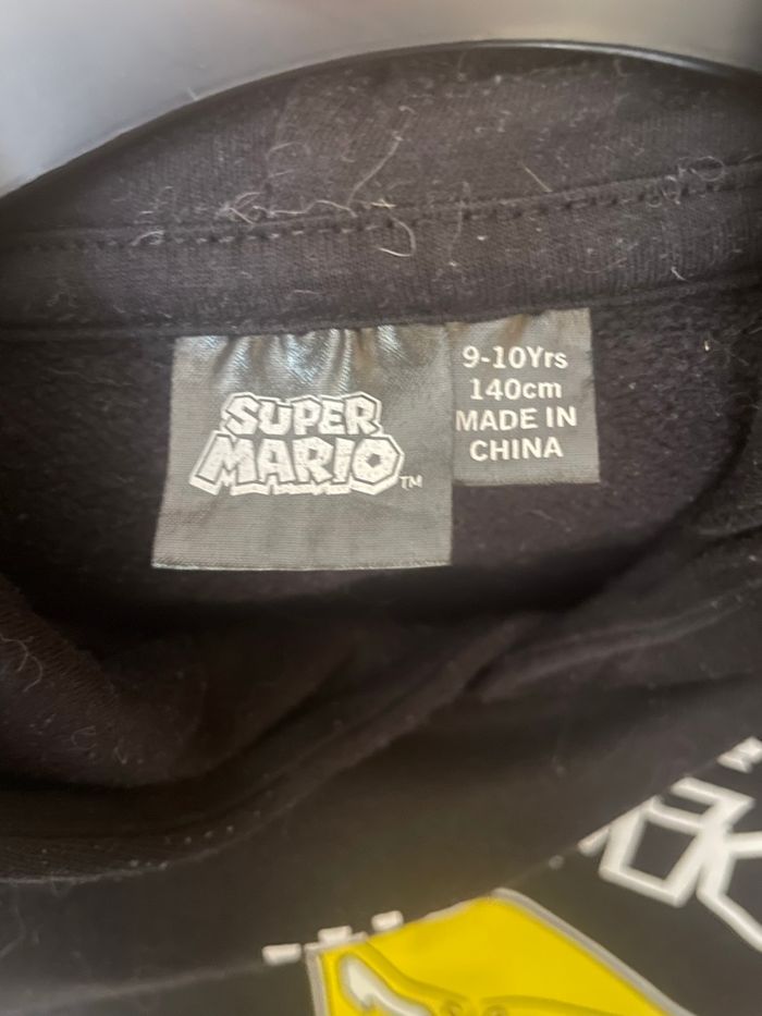 Sweat à capuche Super Mario - Noir - 9/10 ans (140 cm) - photo numéro 4
