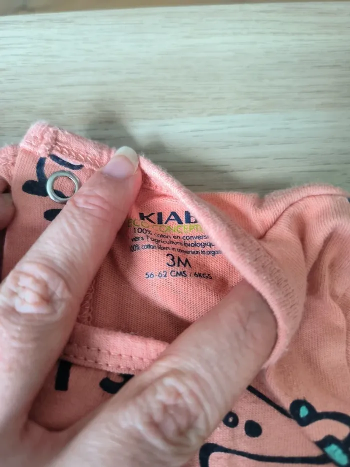 Lot pyjamas en coton, 3 mois - photo numéro 5