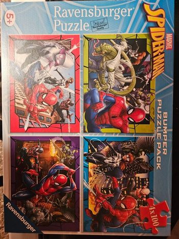 puzzle spiderman 4x100