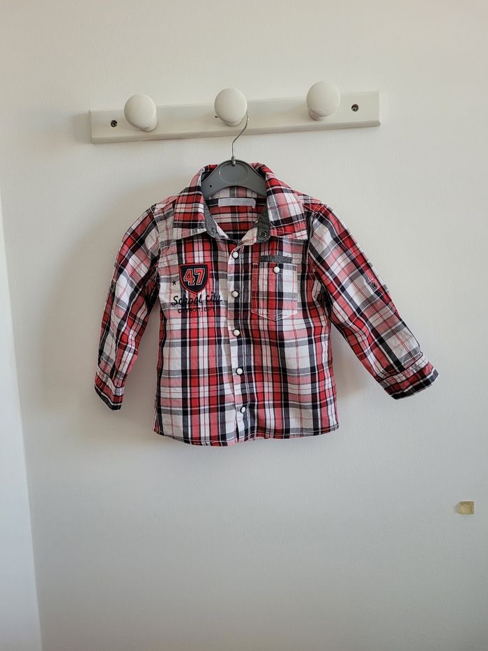 Chemise manches longues gemo 18 mois - photo numéro 2