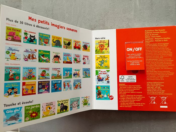 Livre sonore Mes comptines vol.2 - photo numéro 5