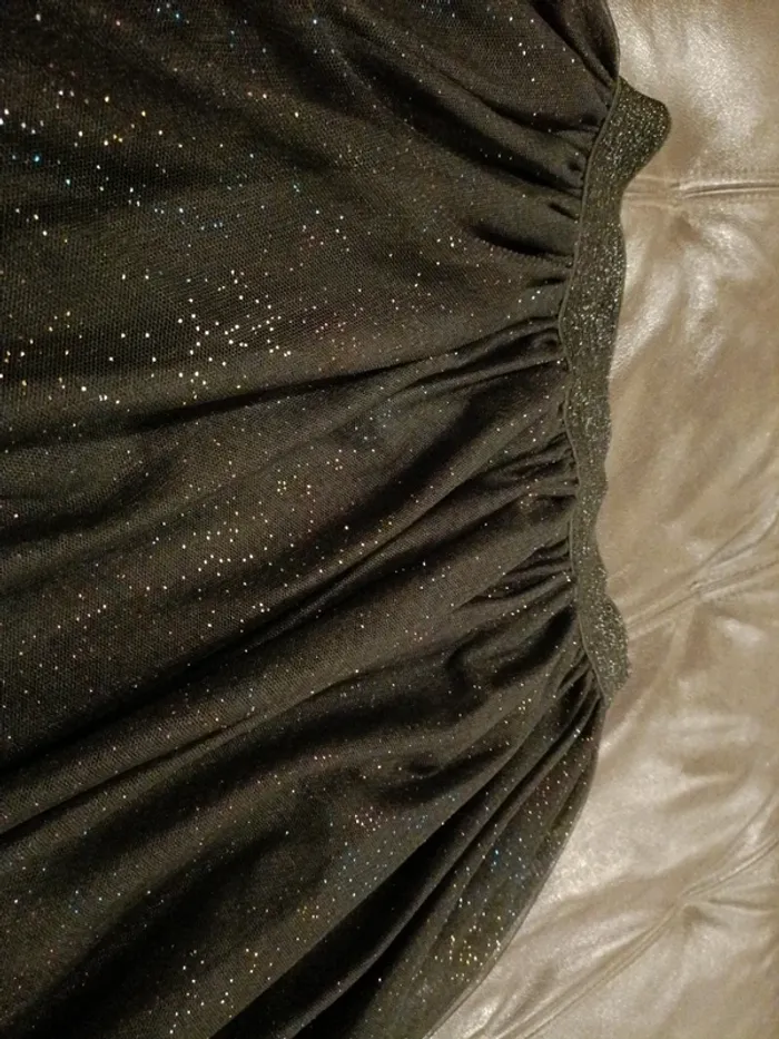 Jupe catimini 12 ans noire paillettes multicolores - photo numéro 2