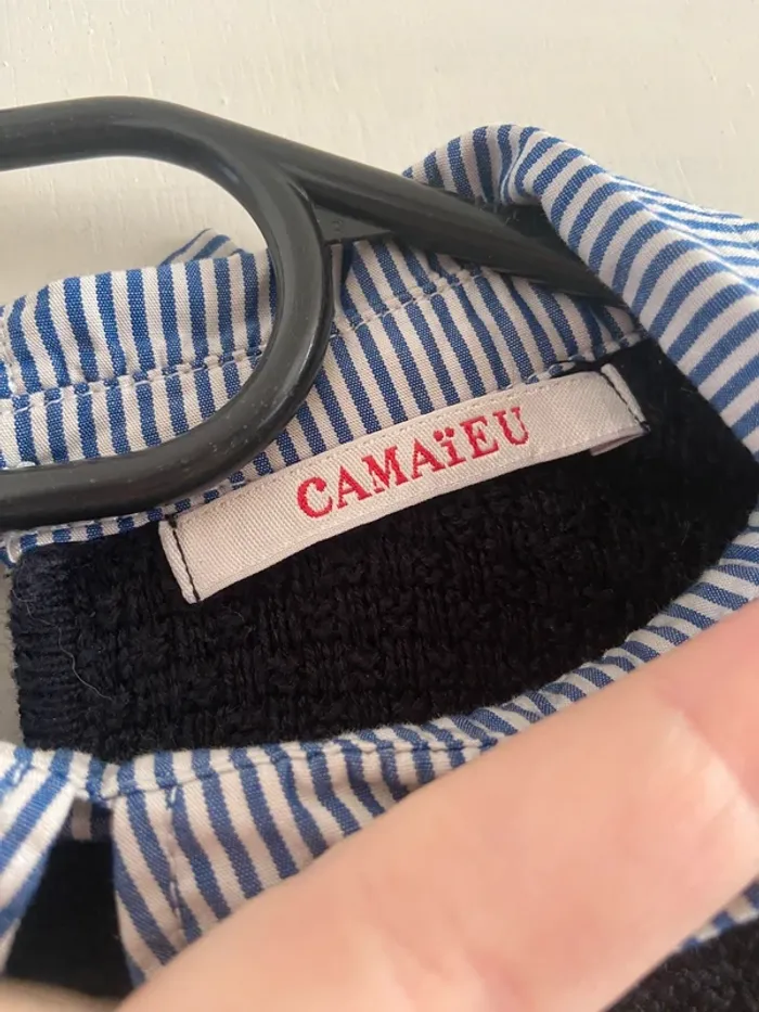 Pull col chemise S - photo numéro 4