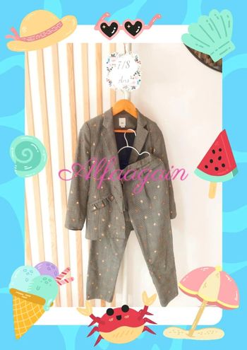 Ensemble tailleur neuf river island 7/8ans