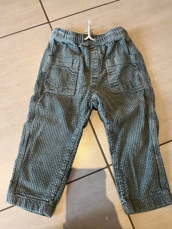 Pantalon velours côtelé 