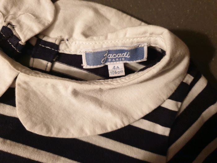 Superbe Marinière col Claudine Jacadi 4 ans - photo numéro 3