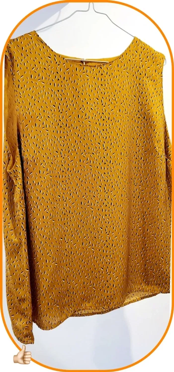 Débardeur imprimé moutarde - KIABI - Taille XL - Très bon état - photo numéro 2
