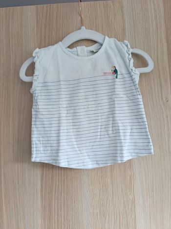 Tee shirt rayé 6 mois