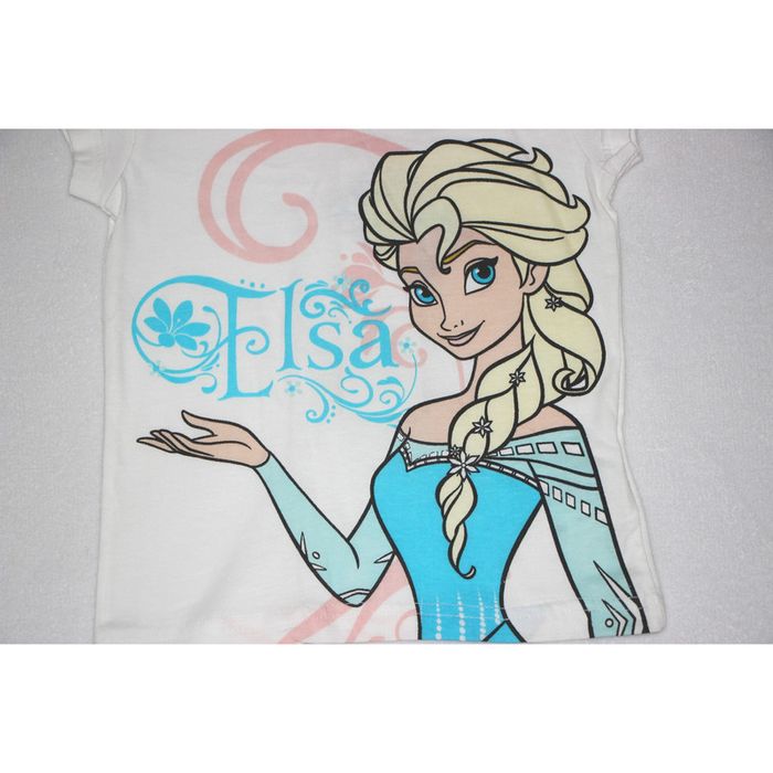 pyjama fille la reine des neiges disney turquoise - photo numéro 2