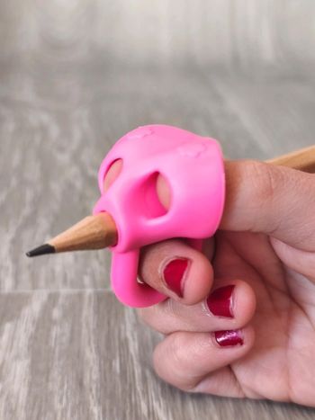 Correcteur de posture d'écriture en silicone souple