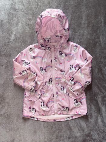 Imperméable rose licorne 🌈 – enfant taille 3 ans en très bon état