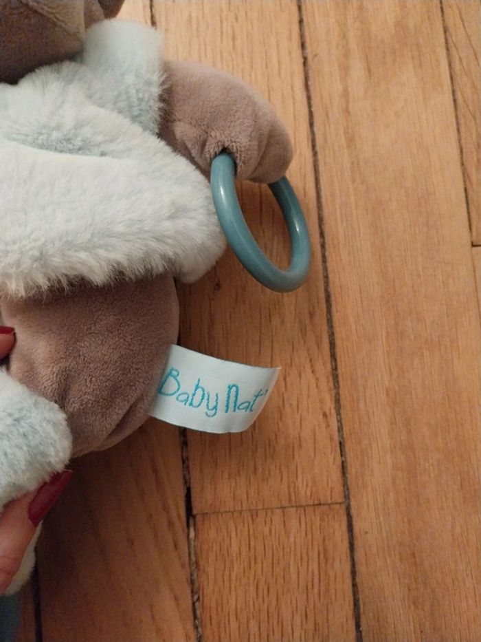 Pantin d'activité Bazile bleu Baby Nat - photo numéro 4