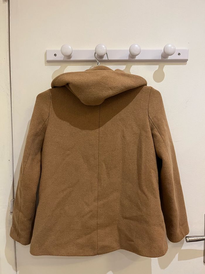 Veste manteau camel zara basic taille XS/34 - photo numéro 3