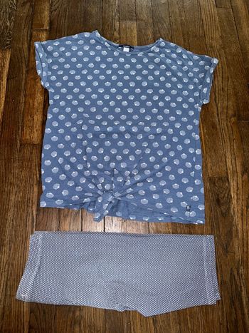 T-shirt et cycliste okaidi 10 ans