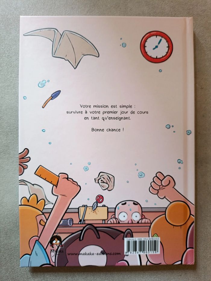 Dans la tête de Monsieur Le Prof – BD dont vous êtes le héros – Neuf sous emballage - photo numéro 2