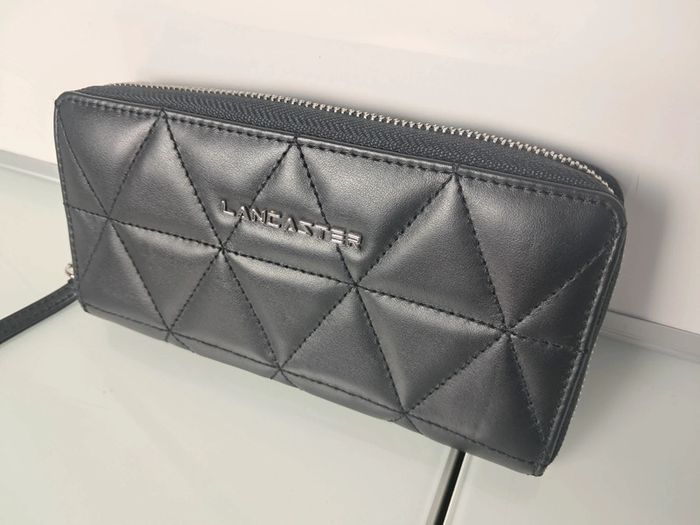 Lancaster portefeuille en cuir avec dragone noir neuf - photo numéro 2